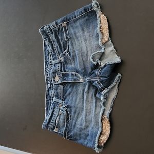 Sparkle! Sequin pocket shorts.